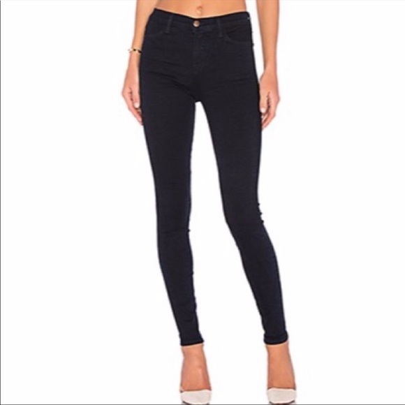 J Brand Jet Black Skinny Jeans - Picture 1 of 9
